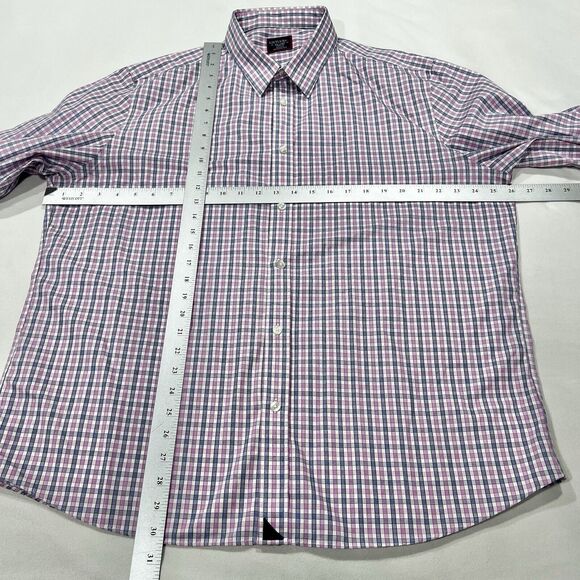 UNTUCKit Dolcetto WF Men Pink Long Sleeve Button Down Wrinkle Free Shirt Sz 2XL - Picture 7 of 9